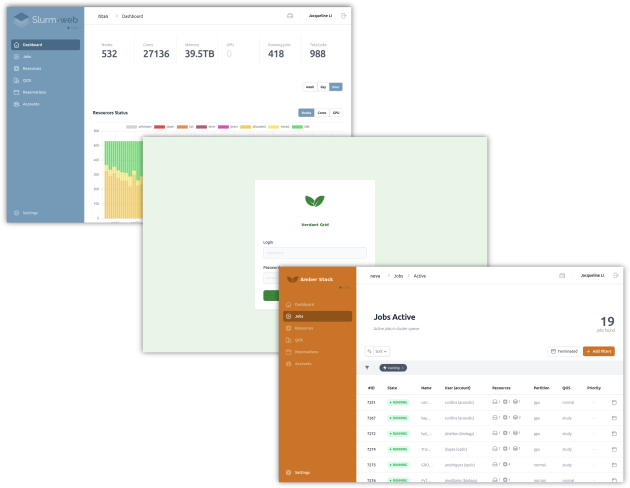 slurm web themes