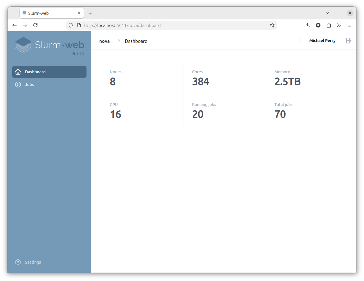 slurm web policy user