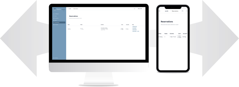slurm web responsive